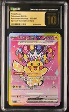 2026 Pokemon Pikachu ex 277/217 SIR Special Illustration CGC 10 PRISTINE picture
