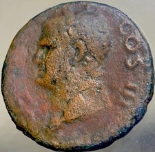 Reign of Caligula Roman General Agrippa 37-41AD Genuine Roman Scarce Coin picture