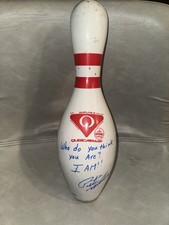 Pete Weber Signed Bowling Pin, Who Do You Think You Are? I Am JSA WITNESS COA picture