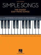 Simple Songs - The Easiest Easy Piano Songs - Paperback - GOOD picture