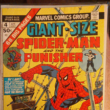 Marvel Comics Giant-Size Spider-Man #4 1974 Single Issue Spider-Man Punisher picture