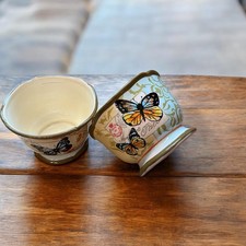 Certified International Jennifer Brinley Antiqua Butterfly Soup Bowls Set of 2 picture