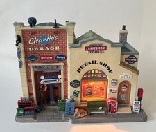 2011 Lemax Sears Craftsman Charlie's Garage Christmas Village House w/Box picture