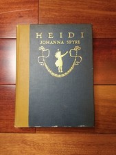 Heidi Johanna Spyri 1st Edition 1915 RARE Illustration Cards Pasted Inside picture