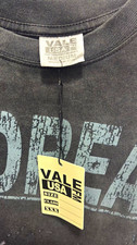 Vale USA Men's Black Graphic Print Crew Neck Short Sleeve T-Shirt Size M picture