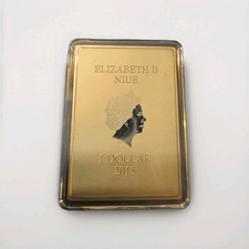 2015 Niue $1 Vintage Mini Posters Washington DC 1/2 oz Silver Coin PAMP COA Rare picture