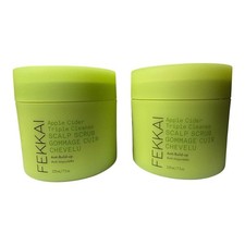 2-PACK Fekkai Apple Cider Triple Cleanse Scalp Scrub Anti-Buildup 7.5 oz/ 220mL picture