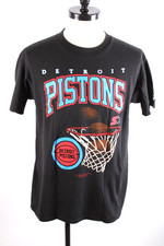 Vintage 1991 Starter Detroit Pistons NBA Basketball T-Shirt NWOT'S Mens XL picture