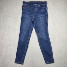 Spanx Jeans Womens Medium Blue Ankle Skinny High Rise Jean-ish Stretch Medium picture