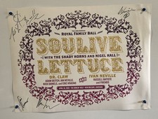 SIGNED 2009 Soulive Lettuce Ian Ivan Neville Poster New Orleans Jazz Fest Rare picture