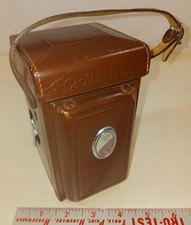 *DEAL Vintage Franke Heidecke Rolleiflex 3.5 DRP DBGM Rapid Camera &Leather Case picture