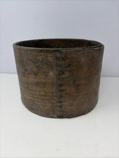 Antique Rare Dry Wooden Grain Measure Farmhouse 8 1/2” X 6” picture