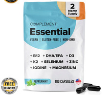 Complement Essential Vegan Multivitamin for Men & Women 60 Serving (180 Capsule) picture
