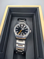 Christopher Ward C63 Sealander GMT Auto Black Dial Bader Bracelet Box Papers picture