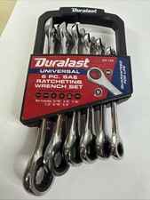 Duralast SAE Universal Ratcheting Wrench Set 6 Piece # 64-145 picture