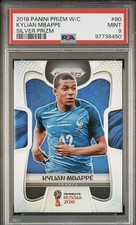 2018 PANINI PRIZM WORLD CUP KYLIAN MBAPPE 80 SILVER PRIZM REFRACTOR PSA  G2U picture