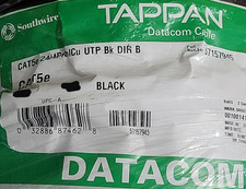 Southwire/Tappan 57157945 24/4P Cat5E Direct Burial Network Cable Black /100ft picture