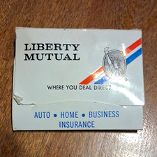 Vintage Liberty Mutual Insurance Matchbook - “Outdoors With Liberty Mutual” picture