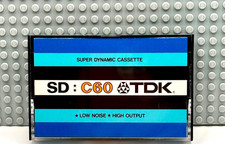 TDK  SD   60   1973  USA  TYPE I  BLANK CASSETTE  TAPE (1)  (NEW) picture