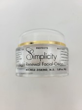 Simplicity Night Renewal Facial Cream 1.69 oz NEW by Michele picture