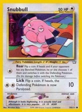 Snubbull - 74/111 - Common - Unlimited Edition (Damaged) Neo Genesis - Colorless picture