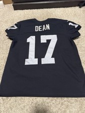 Nike Las Vegas Raiders Nakobe Dean Elite Jersey Size 44 picture
