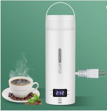 Travel Electric Kettle Portable Tea Coffee Stainless Steel  with Lid picture