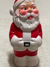 Vintage Stahlwood Santa Claus Plastic Squeeze Toy picture