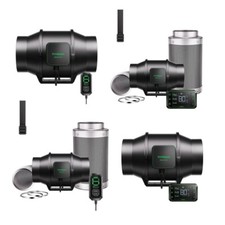 VIVOSUN AeroZesh S4/S6/S8 Inline Duct Fan Smart Ventilation System For Grow Tent picture