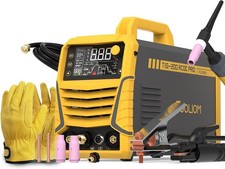 200A AC/DC TIG Welder with Pulse 110V/220V Aluminum Welder with IGBT Inverter. picture