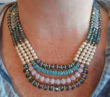 THE SKYLINE COLLECTION VTG NECKLACE & BRACELET SET FASHION New in Box picture