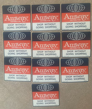 Lot of 10 Vintage Amway Distributor Stickers Decals Promo Advertising 1975 picture
