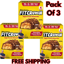 Chef Robert Irvine’s Fit Crunch High Protein Baked Bars 12/Pack New picture