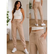 Calia by Carrie Underwood Tan Jogger Pants Size Small Athleisure picture