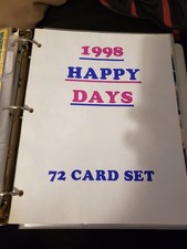 1998 Happy Days Complete 72 Card Base Set picture