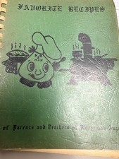 Vintage 1976 Waterman School Cookbook Cranston RI RI Favorite Recipes H2O Man picture
