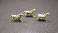 VINTAGE MARX WAGON TRAIN PLAYSET WAGON HORSES picture