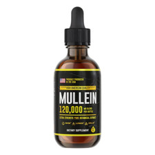 3-Pack Mullein Drops 6oz – Lung Detox & Immune Boost – Herbal Leaf & Flower Ext picture
