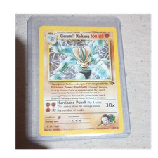 Pokémon Giovanni's Machamp Gym Challenge 6/132 Holo Rare 100 HP Wizards TCG Card picture