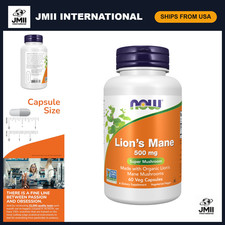 Lion's Mane Mushroom 500mg - Superfood Supplement, 60 Vegan Capsules, Brain Heal picture