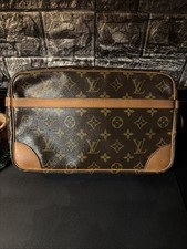 Louis Vuitton 1990 Compiègne 28 Monogram Canvas Clutch Pouch Vintage picture