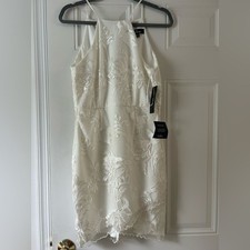 Lulu's Ivory Floral Backless Dress picture