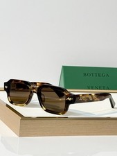 Bottega Veneta BV1442S Sunglasses 51-20-148 Tortoise Rectangle Solid Lens picture