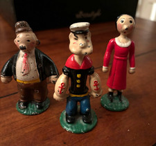 Vintage 1929 Hubley Iron Popeye, Olive Oyl and Wimpy - Excellent Condition picture