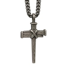 Hero Company Nailed to the Cross Galatians 2:20 Christian Necklace for Men picture