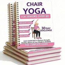 30 Day Chair Yoga Guide for Seniors Over 60 Strength Balance Book picture