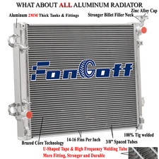 Upgrade Aluminum 3 Row Radiator For 2005-2015 Toyota Tacoma V6 2.7L L4 4.0L picture