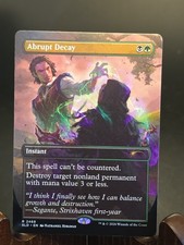 Abrupt Decay (2468) Secret Lair Drop MTG Regular Near Mint  picture