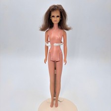 Vintage 1960s Mattel Francie Bendable Leg Doll 1130 Brunette Rooted Lashes Japan picture