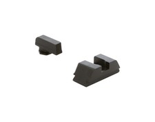 Ameriglo Defoor Black Serrated Front/Flat Black Rear Sight For Glock 42,43,43x picture